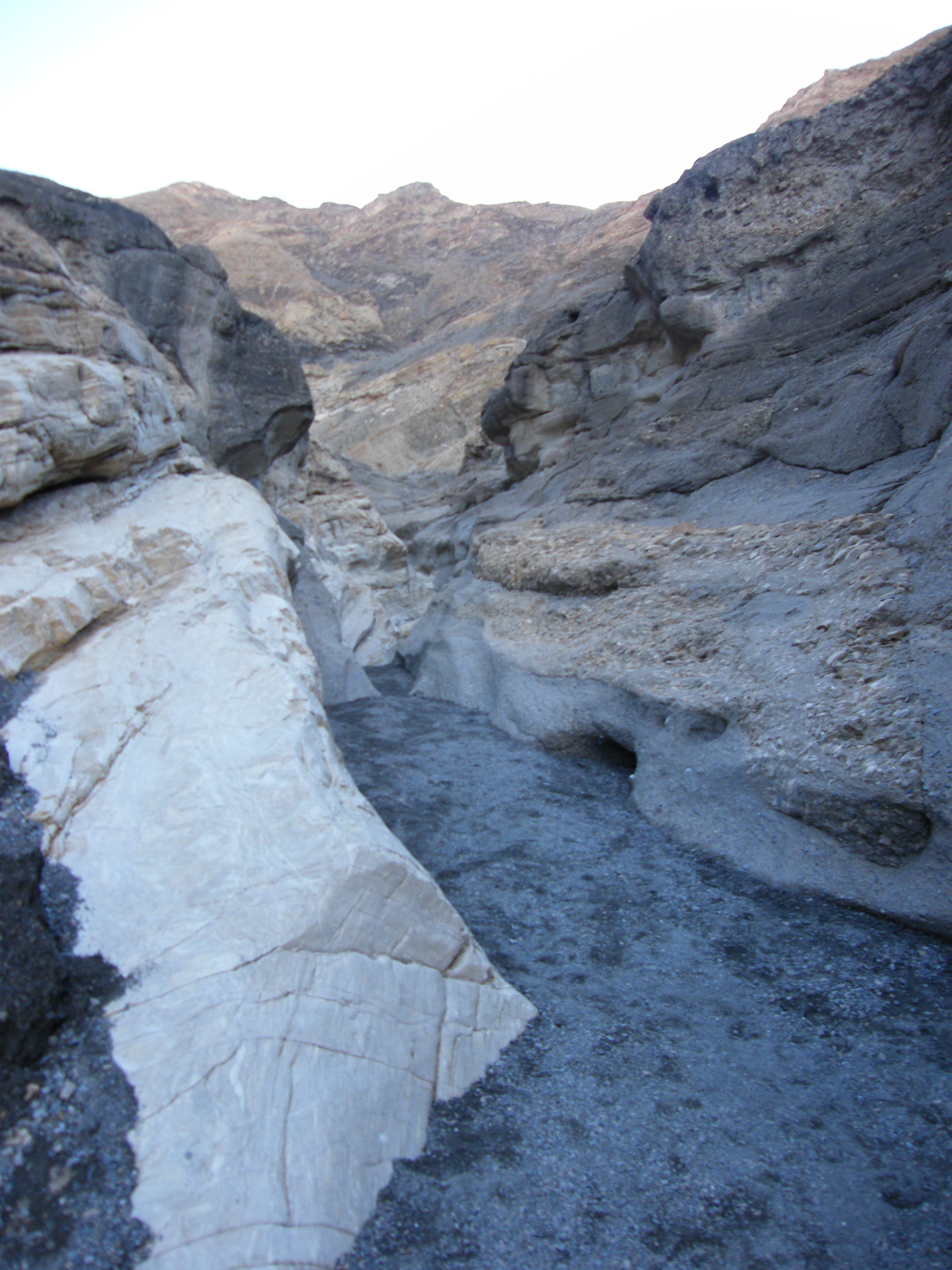 Entering the canyon. None