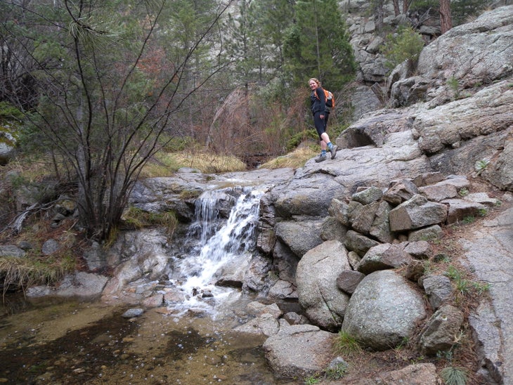 Falls in Fourmile Canyon None