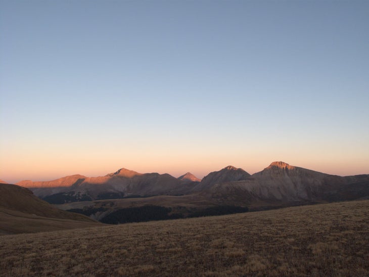 First light on the Grenadiers None
