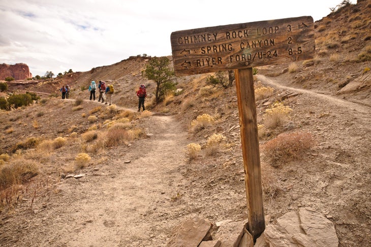 Capitol Reef National Park: Chimney Rock Canyon to Pleasant Creek