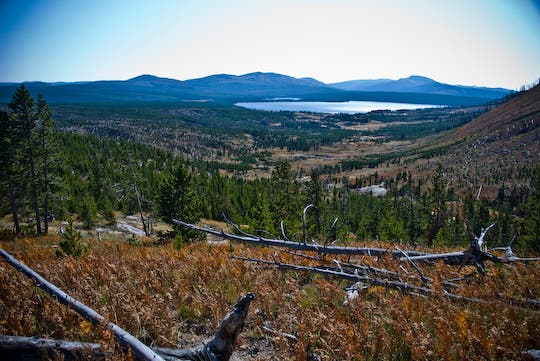First View of Heart Lake None