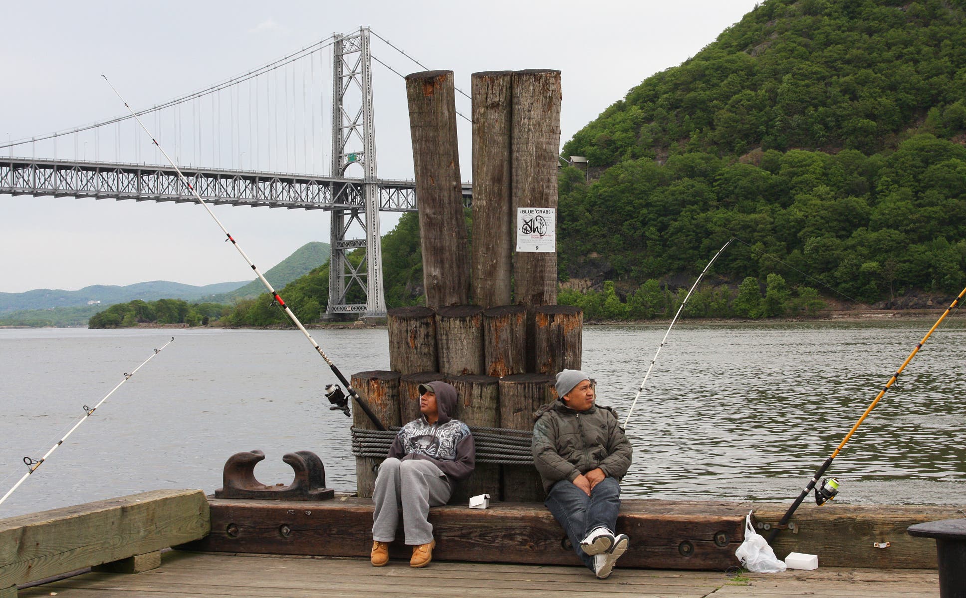 Fishermens lounge at Hudson River Dock None