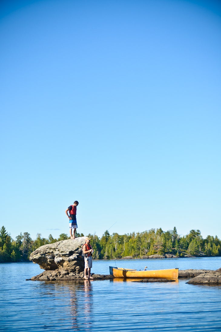 Fishing on Little Saganaga Lake None