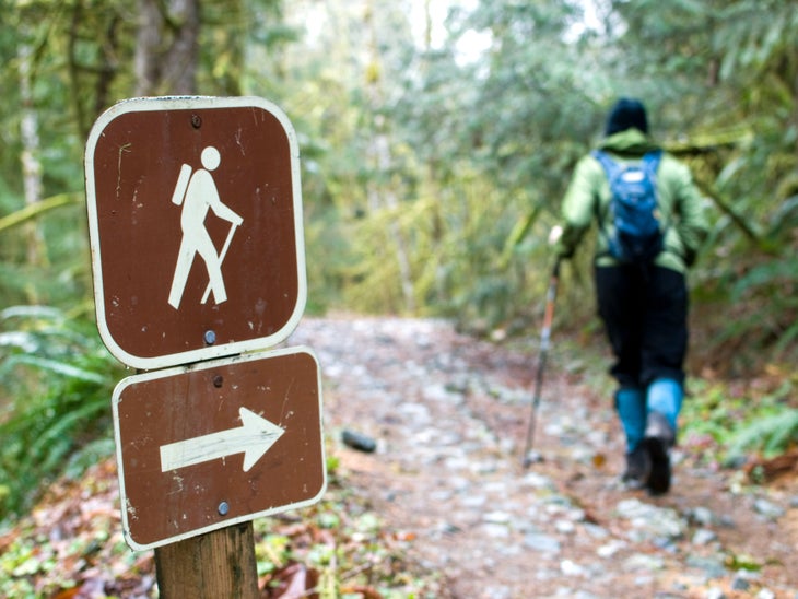 Follow the hiker None