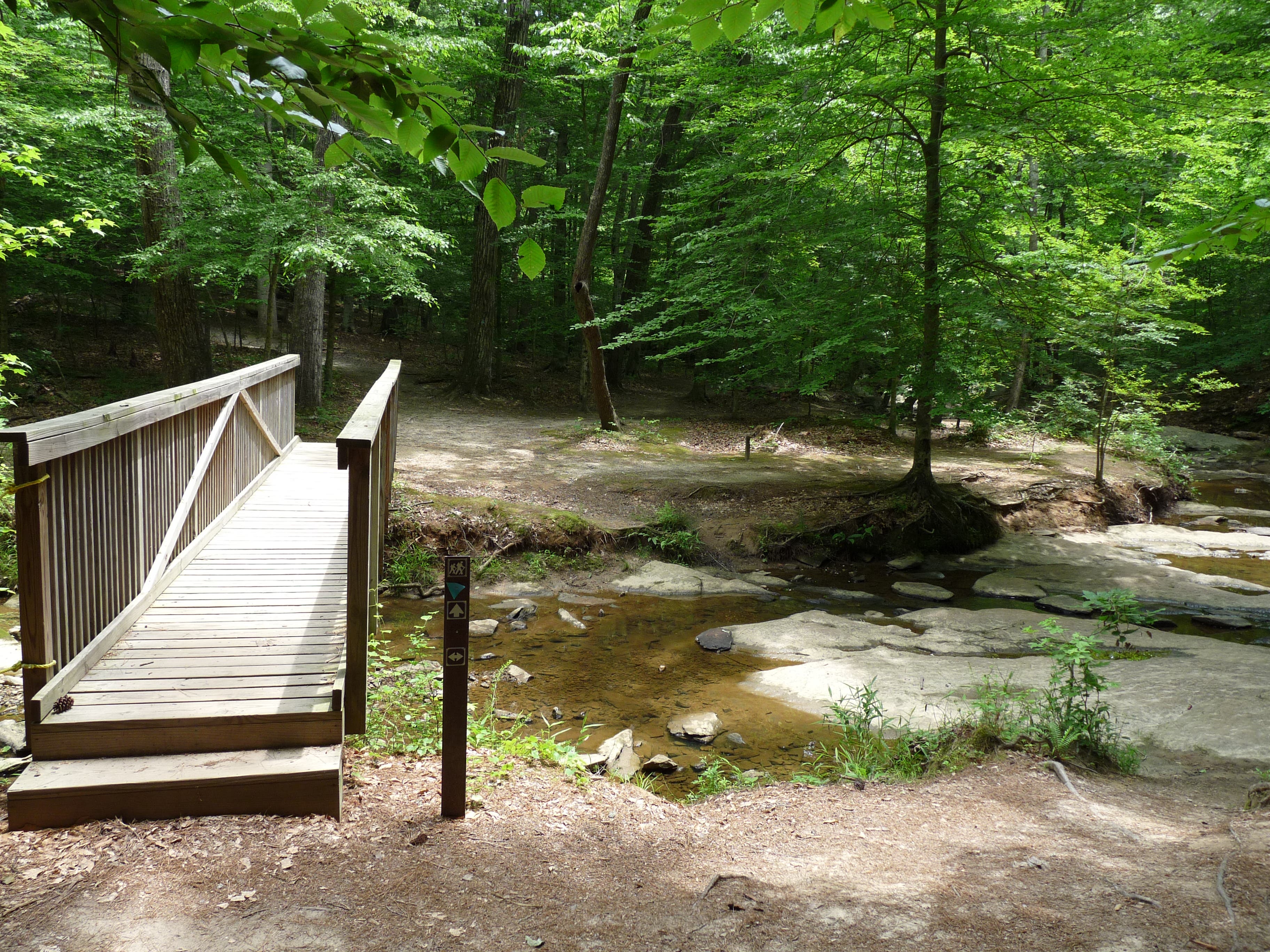 Footbridge over Pots Branch None
