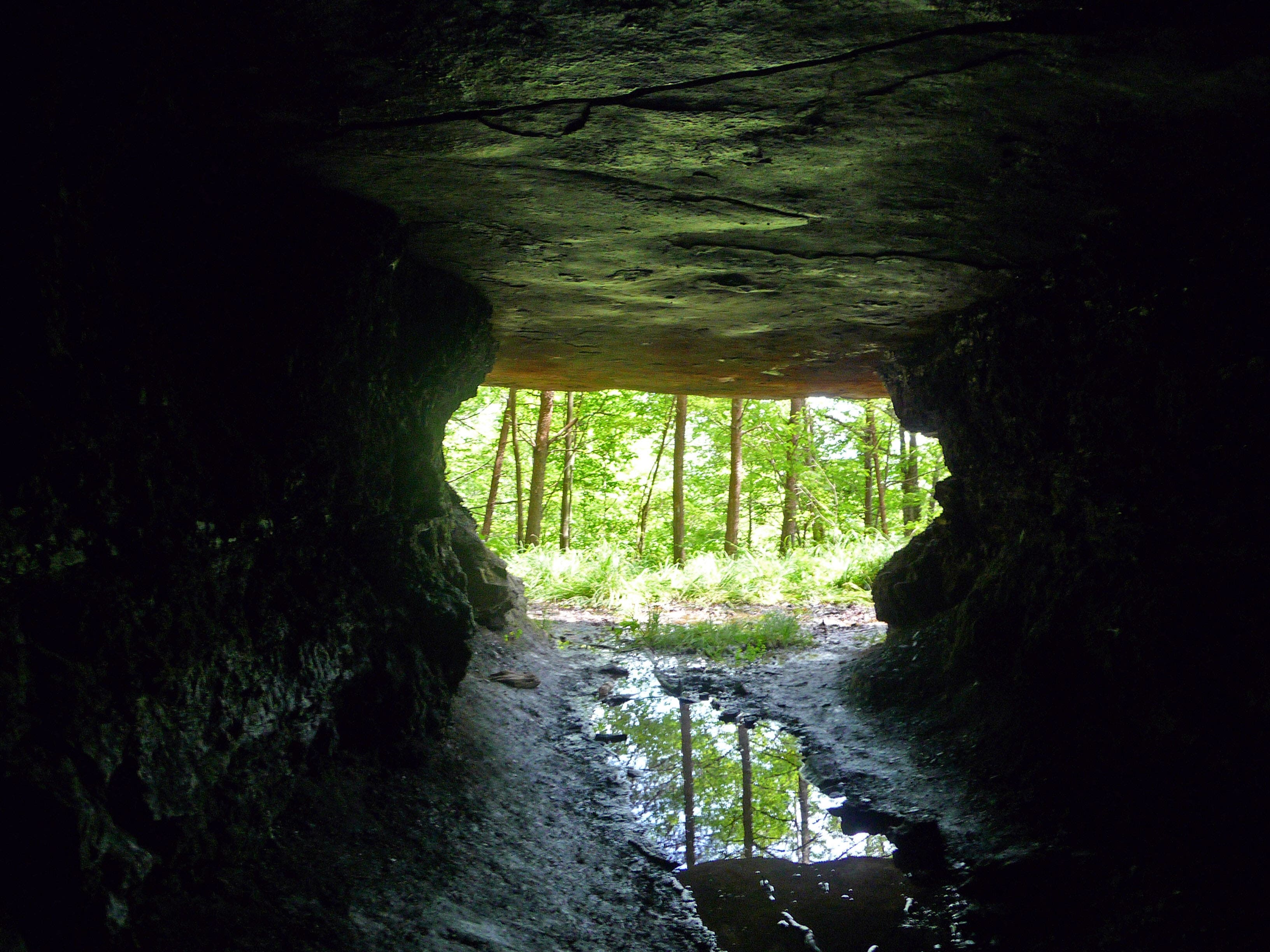 From inside the mine None