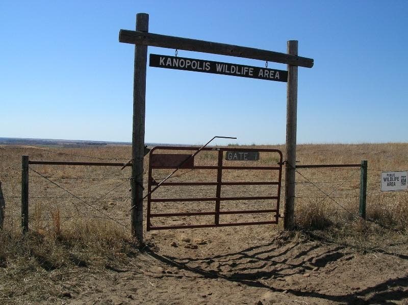 Gate At Trail Junction None