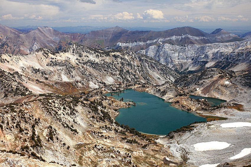 Glacier Lake From Eagle Cap Summit None