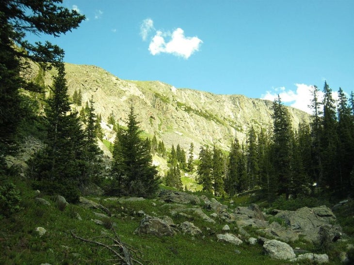 Great view of the Continental Divide None
