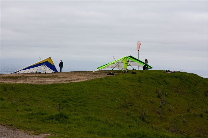 Hang Gliders. None