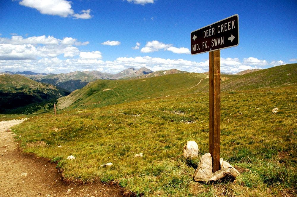 High-Country Road Sign None
