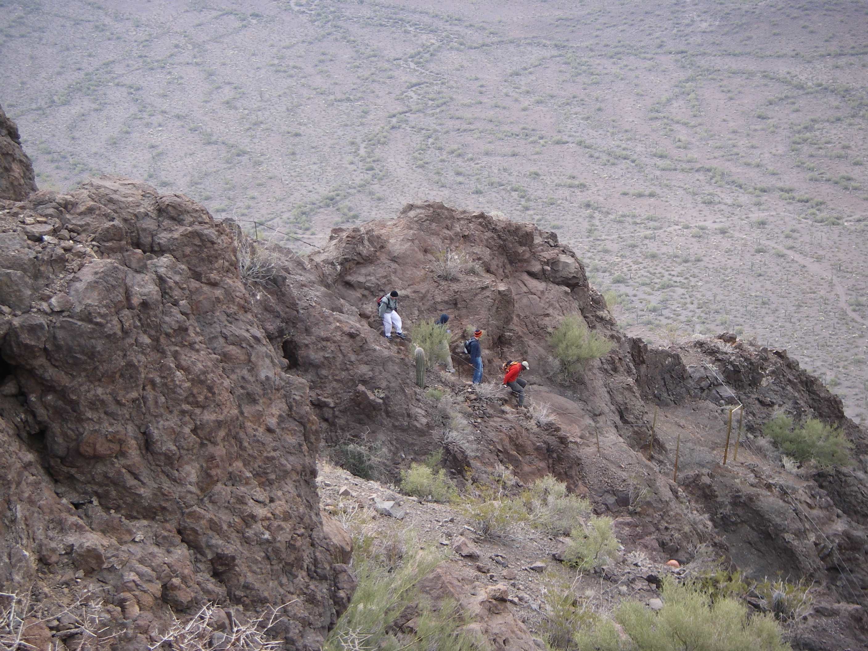 Hikers Descending None
