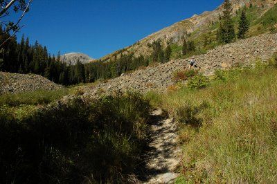 Hiking into Grizzly Gulch None