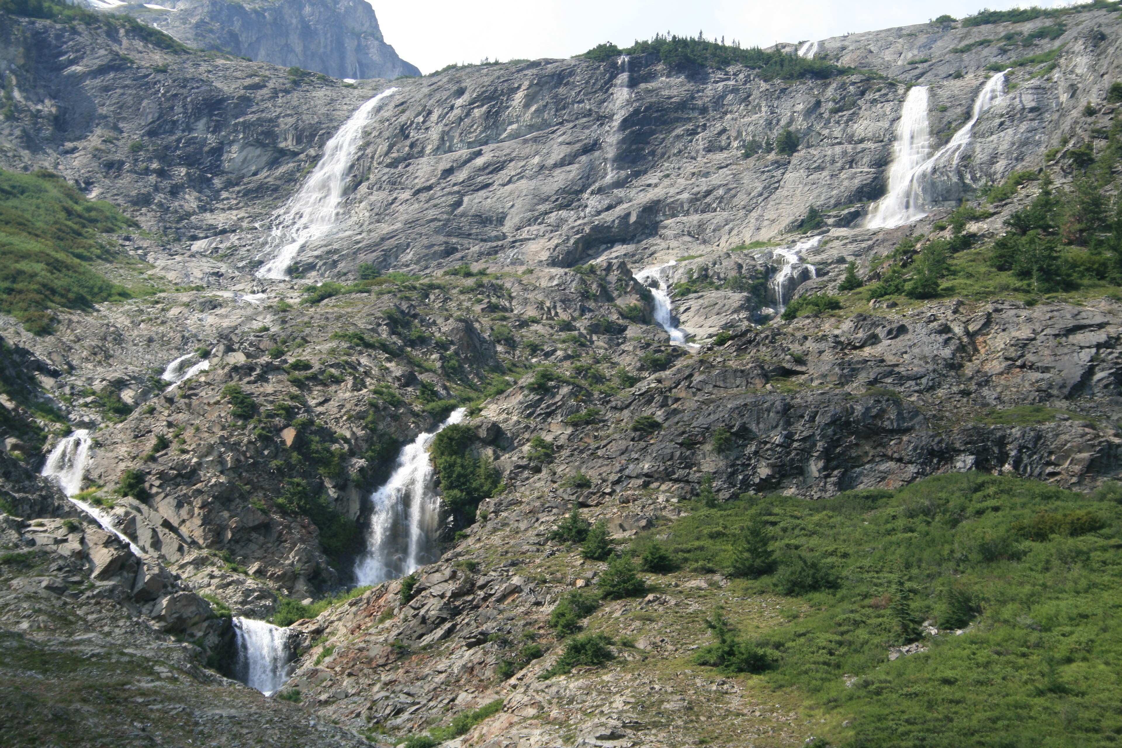 Isella Glacier Waterfalls None
