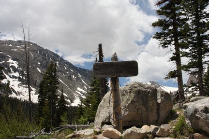 Junction to Ouzel Lake Trail None