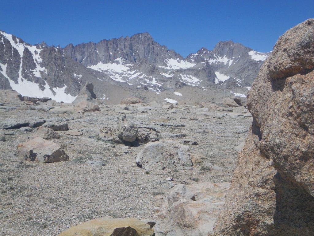 Keeler Needle, Mt. Whitney, and Mt. Russell None