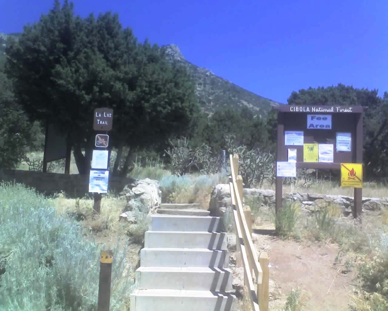 La Luz Trailhead None