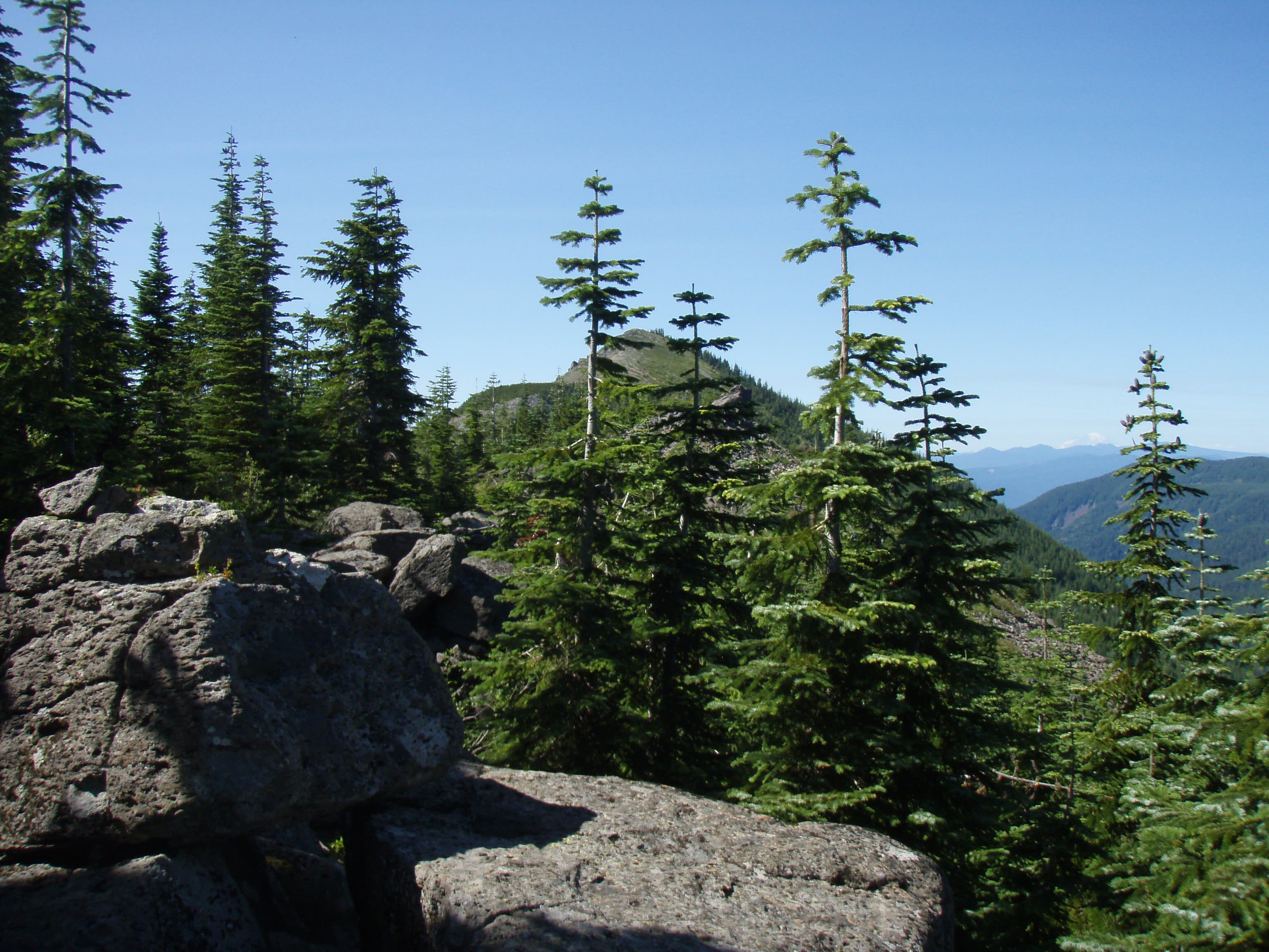 Large boulder passing None