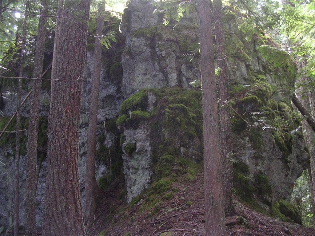 Large Rock Formations None