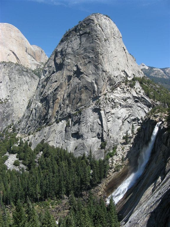 Liberty Cap and Nevada Falls None