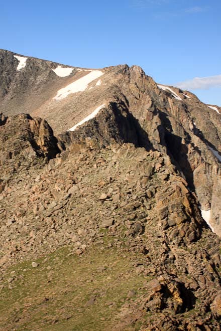 Looking back towards Ypsilon Peak None