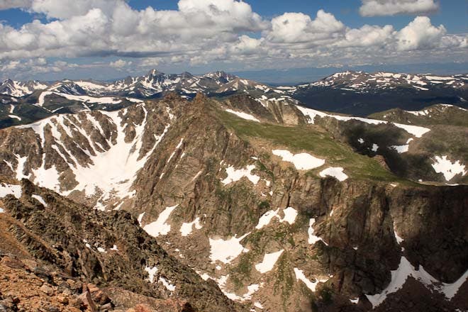 Looking down toward Hague Creek None