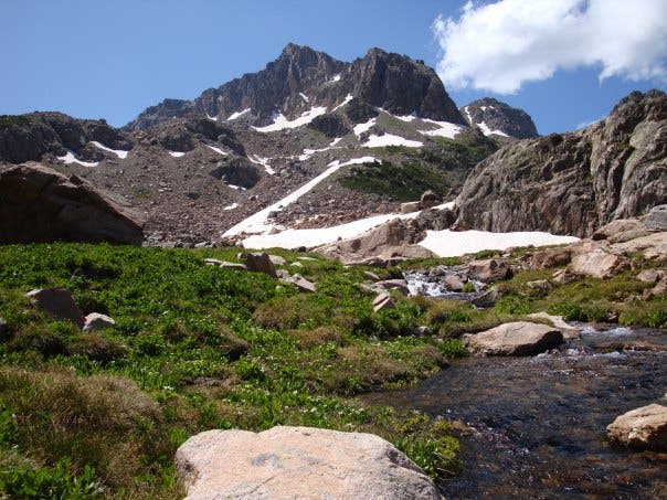 Looking West: Mount Neva None