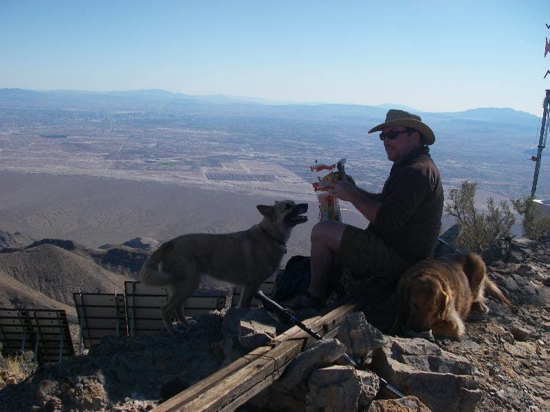 Lunch on Gass Peak None