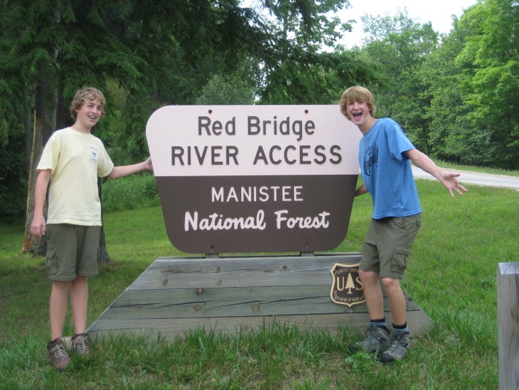 Manistee National Forest Sign None