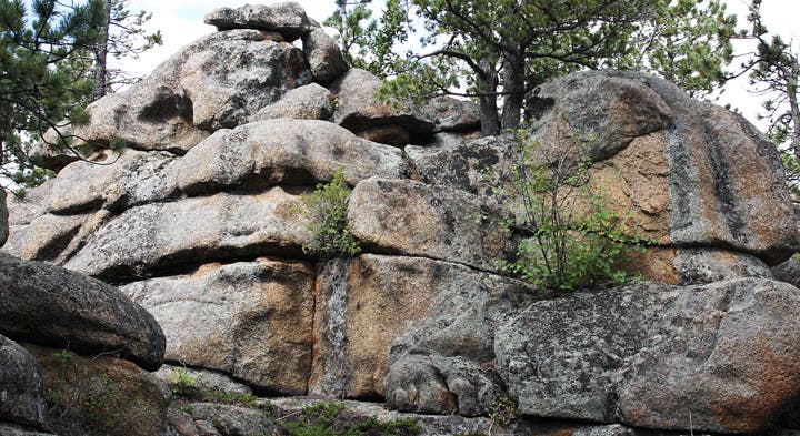 More trailside formations None