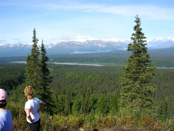 Mount McKinley and Alaska Range None