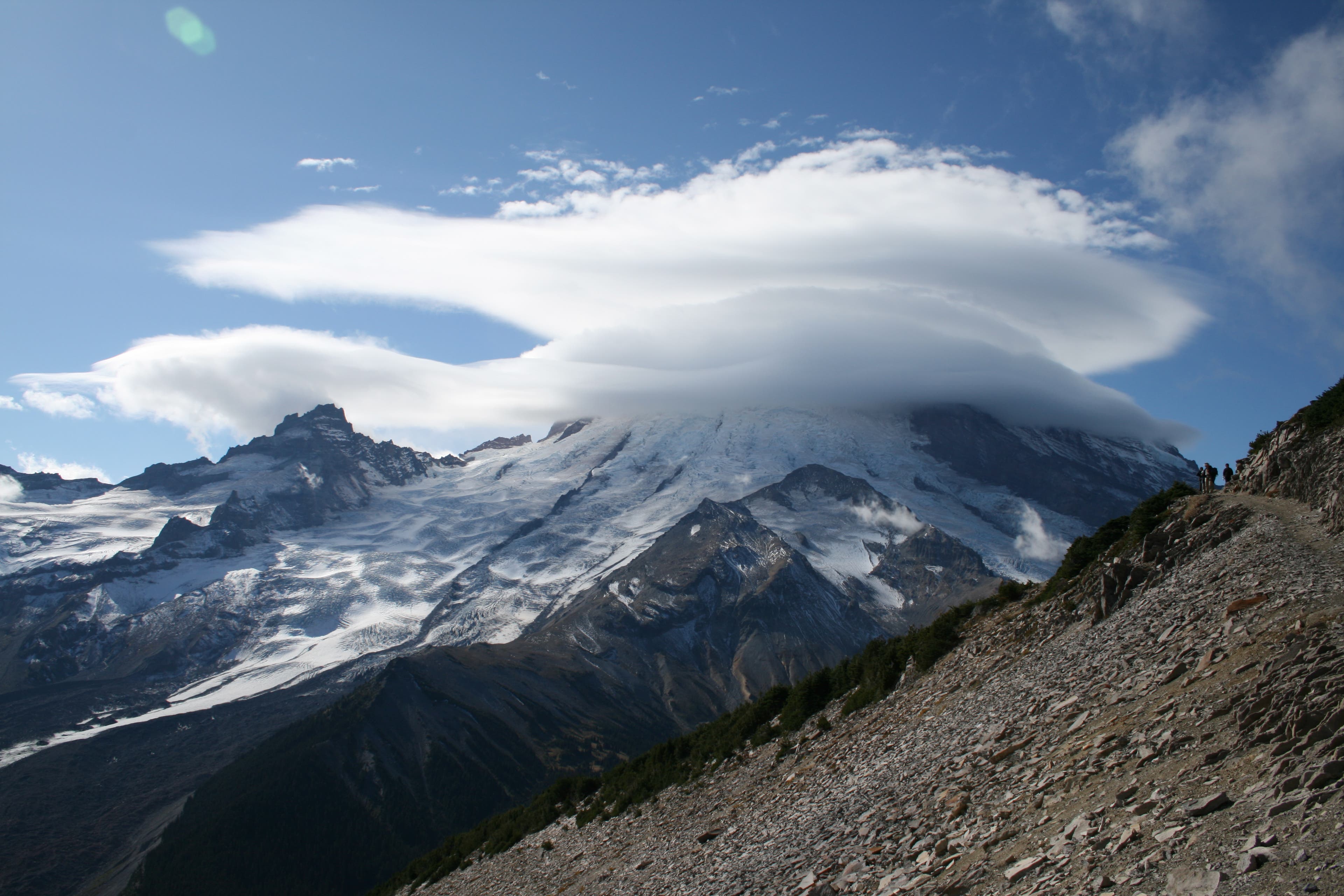 Mount Rainier from First Burroughs Mountain None