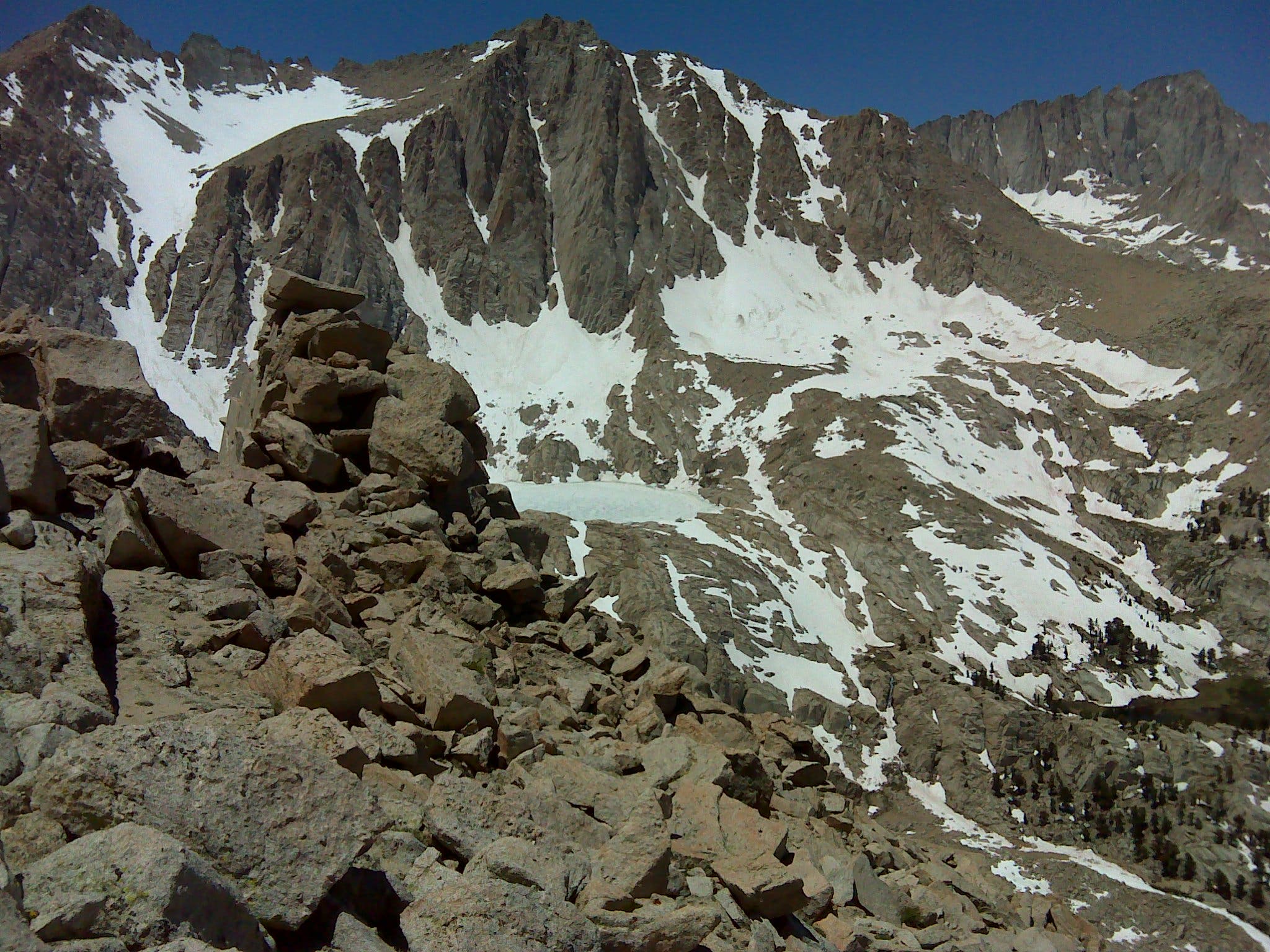 Mt. Irvine (left) and Mt. Whitney None