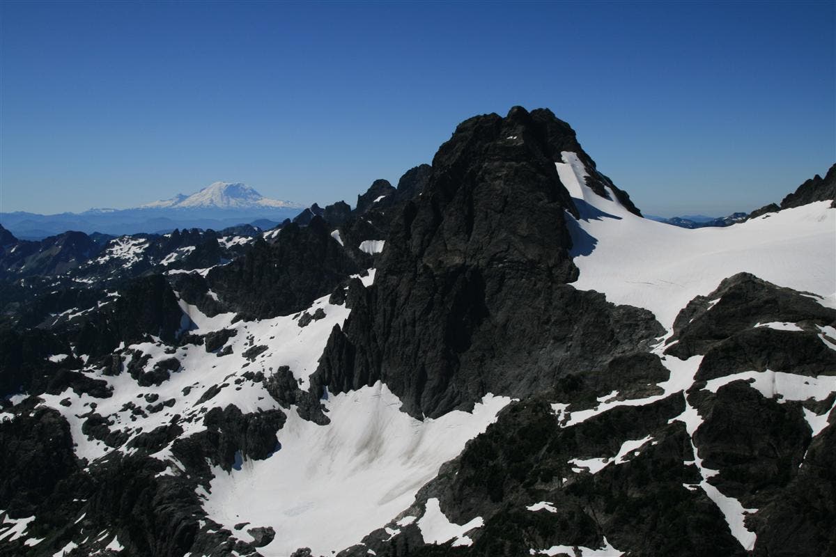 Mt. Rainier, and Chimney Rock None