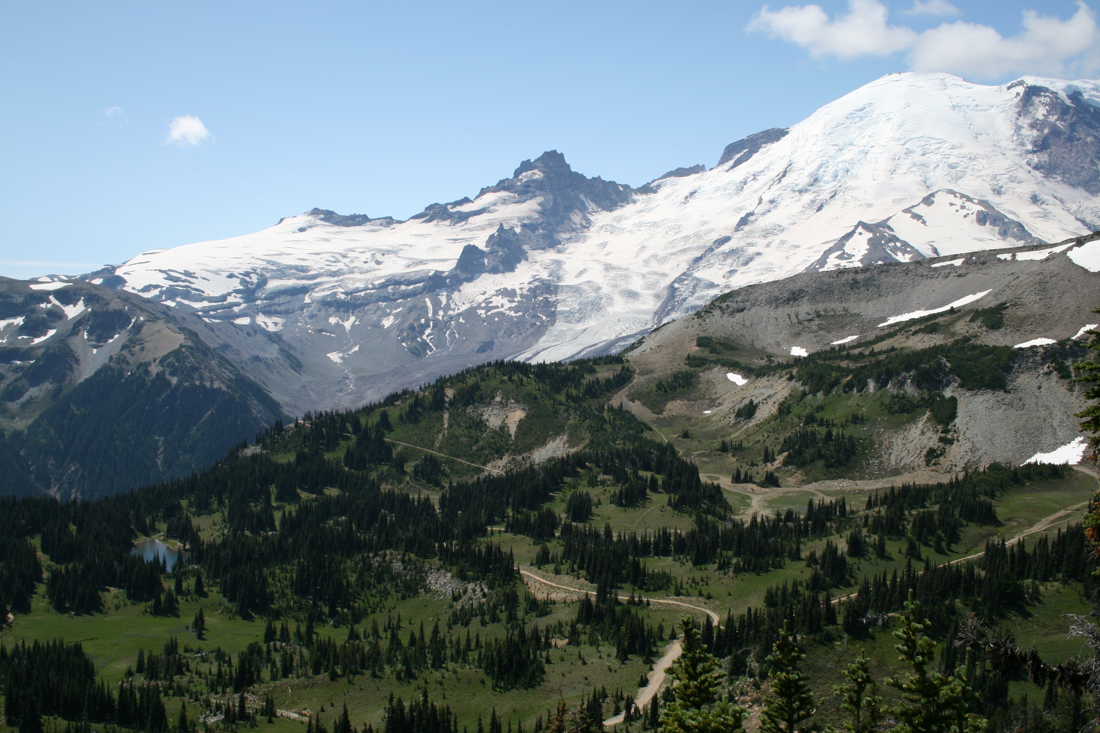 Mt. Rainier and Shadow Lake None