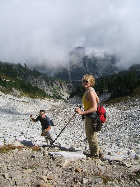 Nearing the saddle None
