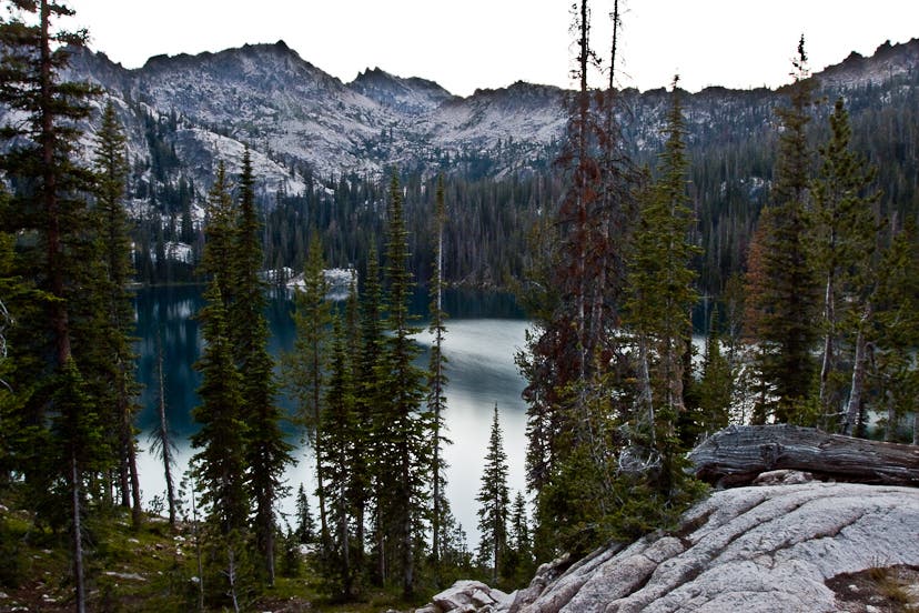 Nightfall in the Sawtooths Sawtooth National Forest: Alpine Lake
