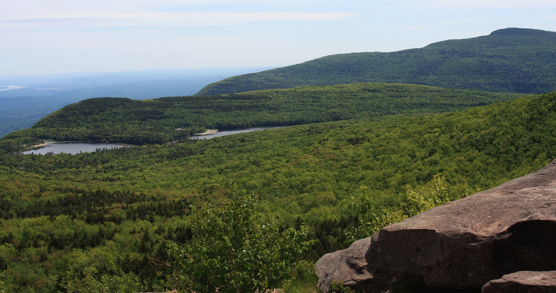 North and South Lakes from North Point None