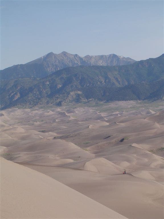 North over the dunefield None