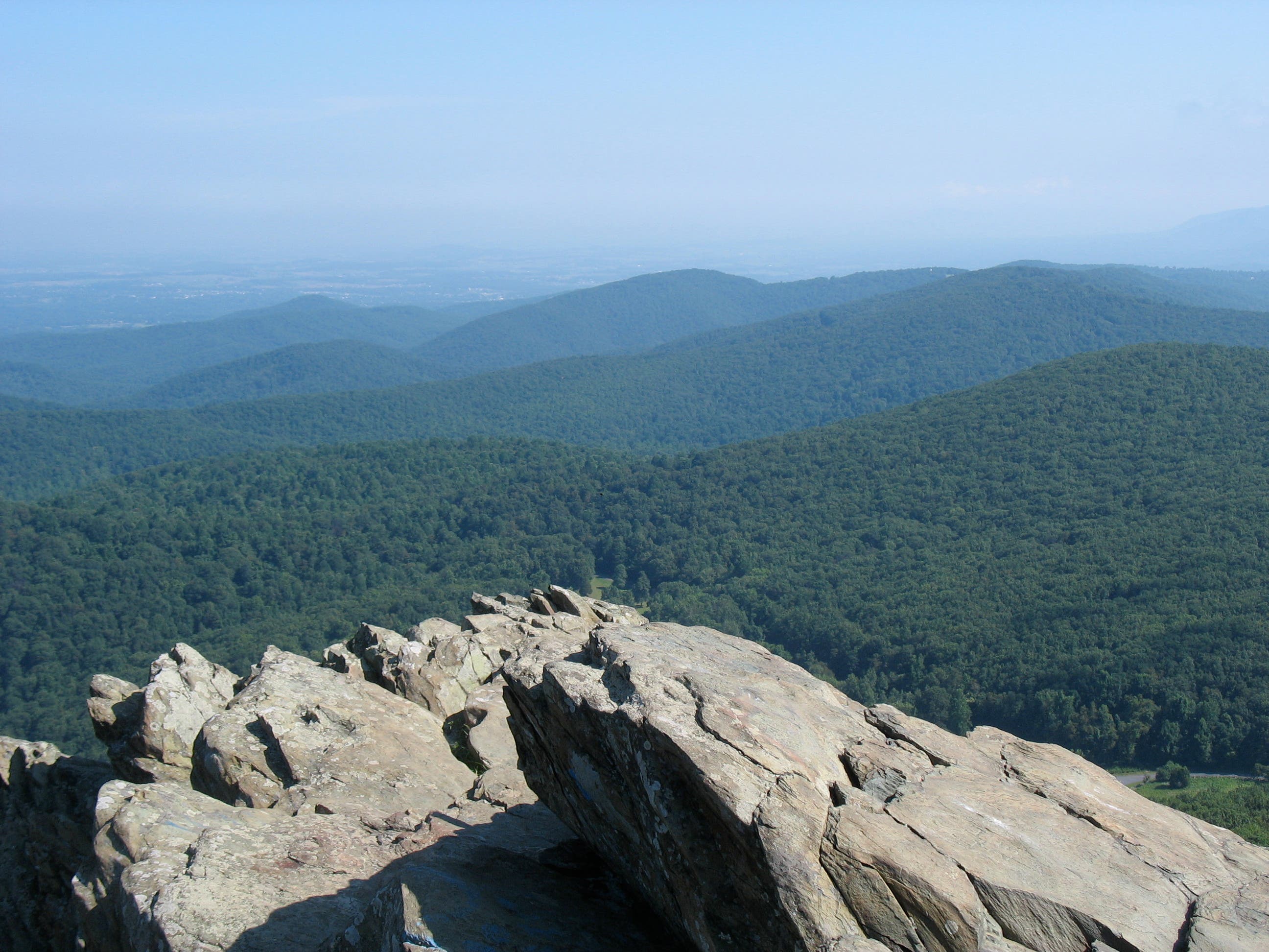 Northern Blue Ridge from Humpback Rocks None