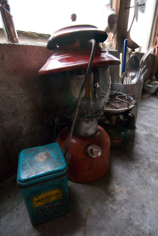 Old Lantern in Thayer Hut None