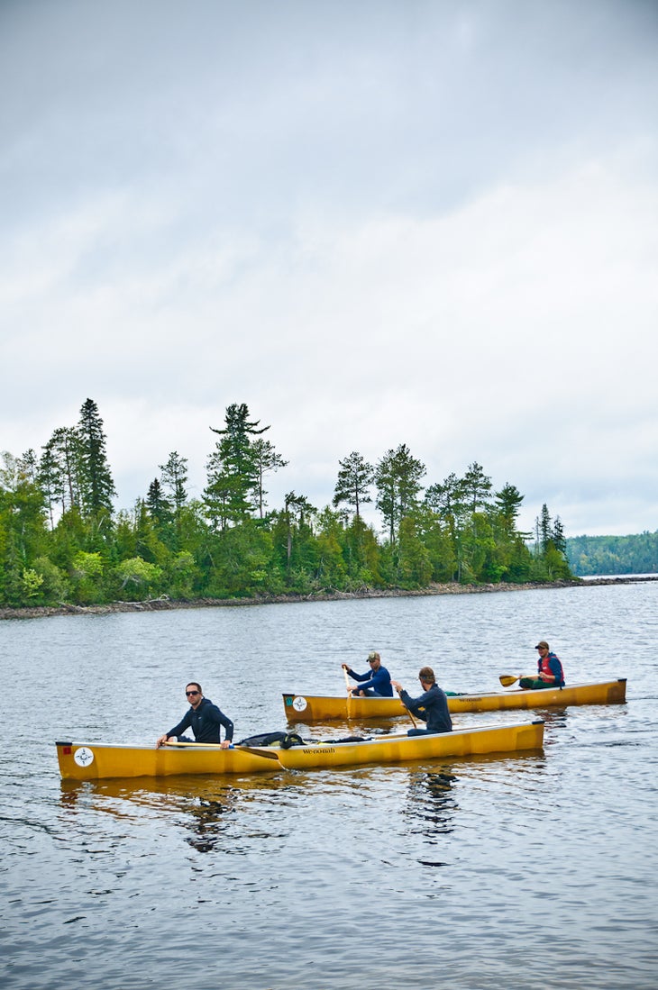 Paddling through Sag's Northwest Arm None