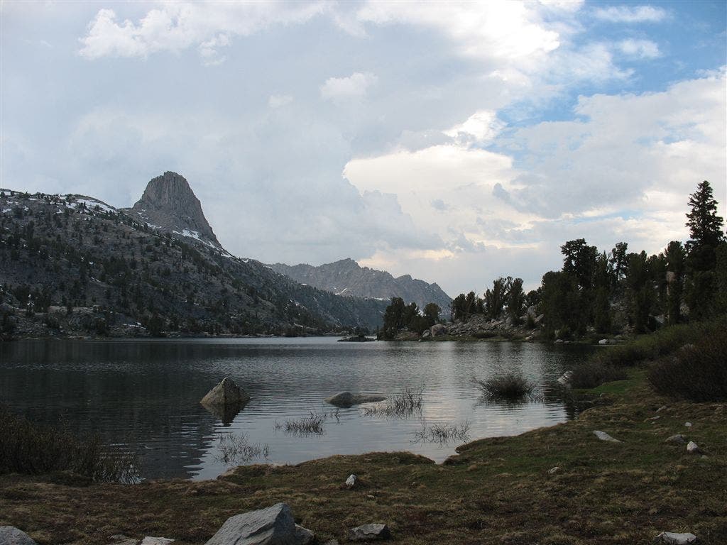 Rae Lakes and Fin Dome None