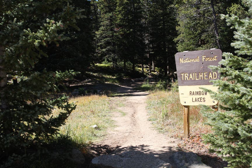 Rainbow Lakes Trailhead None
