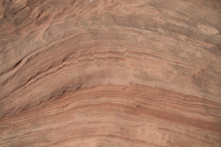Ripples in the Canyon Floor None