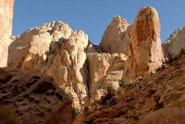 Rising Rock Formations None