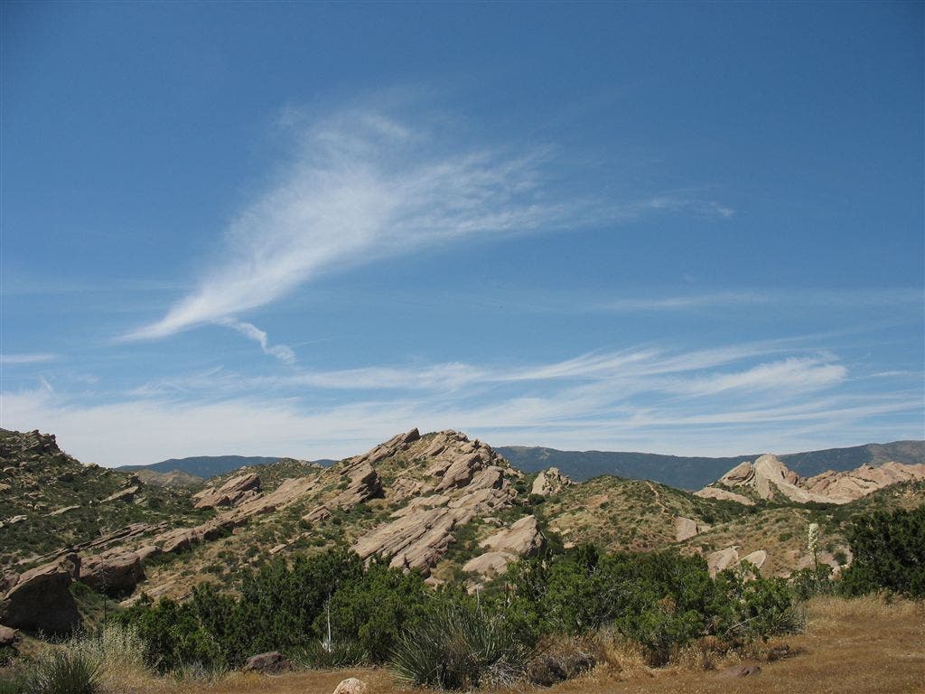 Rocks and sky None