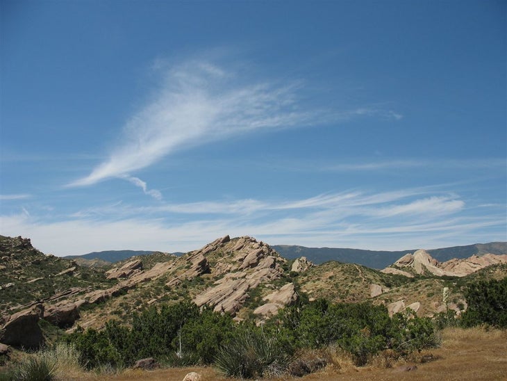 Rocks and sky None