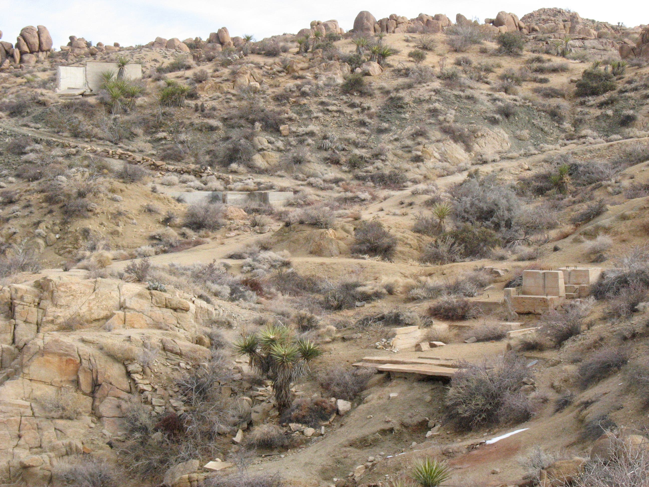 Ruins of Winona Mill Mining Buildings None