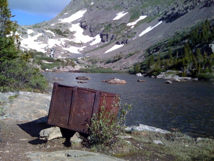 Rusty Ore Cart None